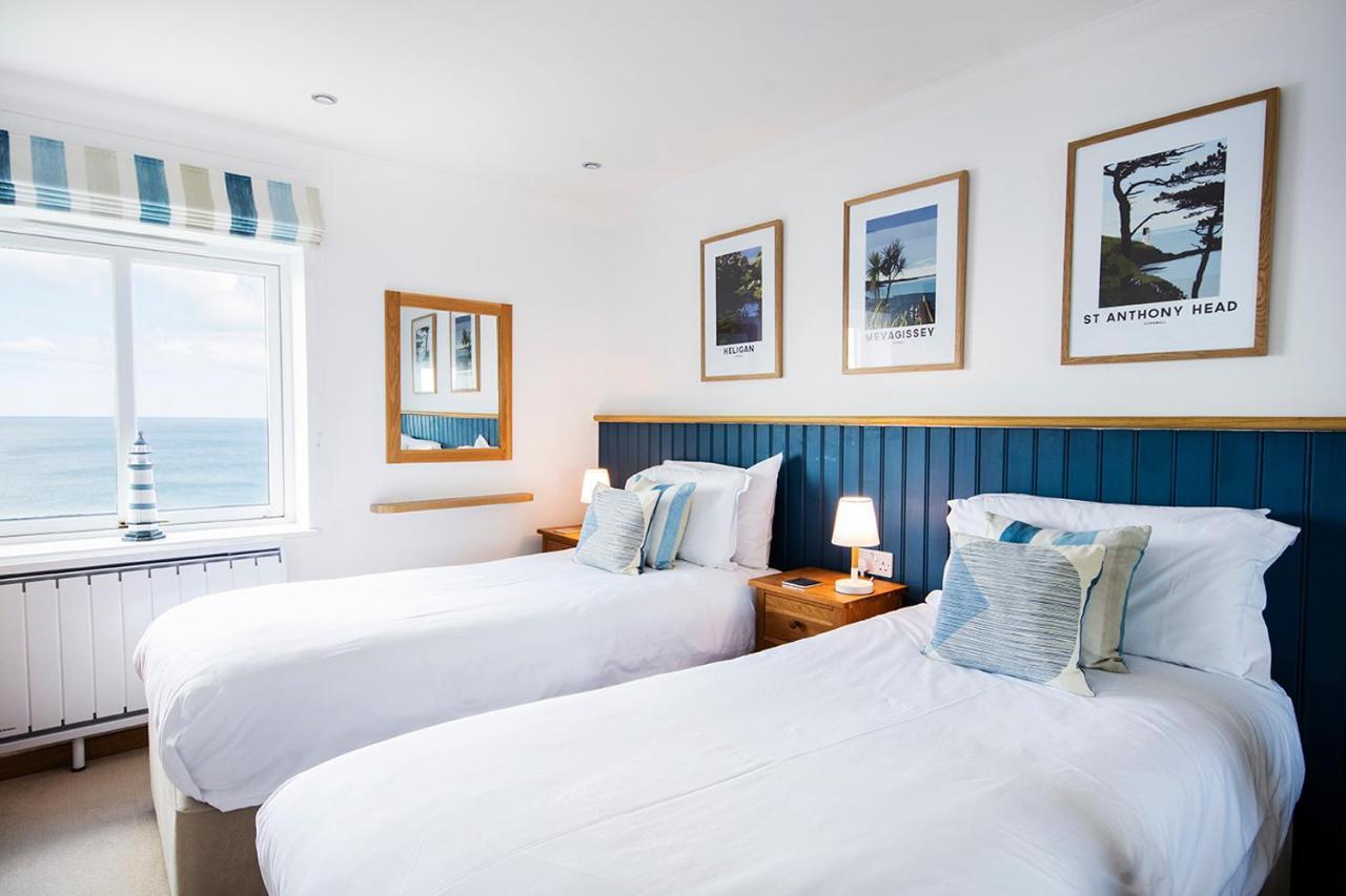 Marine Point, Mevagissey - Sensational Cliff Top Views Of Harbour And Bay מראה חיצוני תמונה